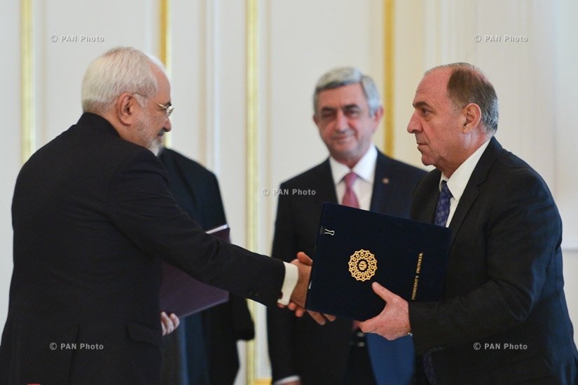 Armenian-Iranian negotiations and signing of documents on cooperation between Armenia and Iran