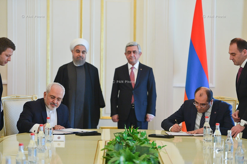 Հայ-իրանական բարձր մակարդակի բանակցություններն ու Հայաստանի և Իրանի միջև համագործակցության վերաբերյալ փաստաթղթերի ստորագրումը