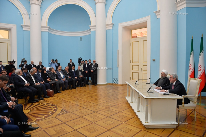 Armenian-Iranian negotiations and signing of documents on cooperation between Armenia and Iran