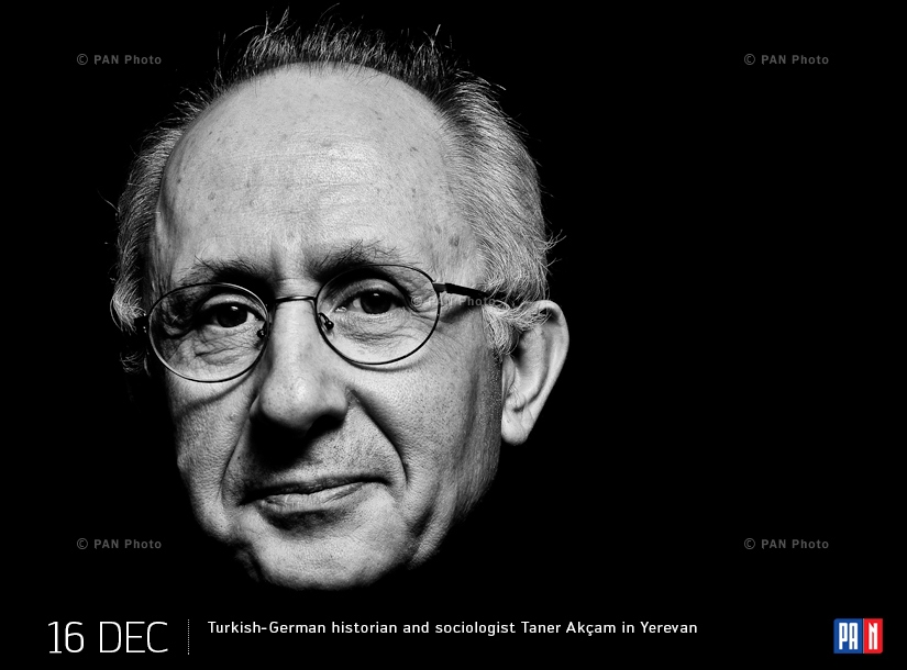 Turkish-German historian and sociologist Taner Akçam in Yerevan