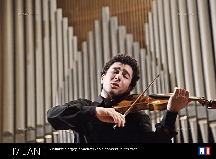 Violinist Sergey Khachatryan’s concert in Yerevan