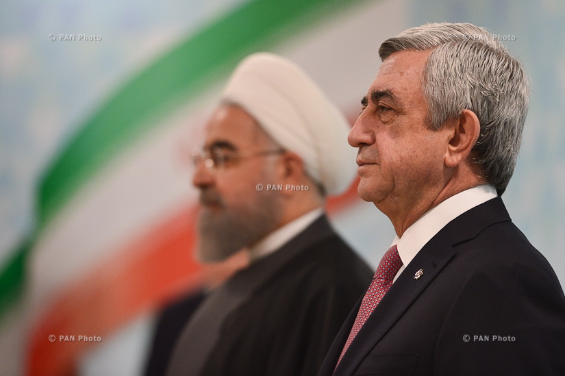 Presidents of Armenia and Iran Serzh Sargsyan and Hassan Rouhani attended the Armenia-Iran Business Forum