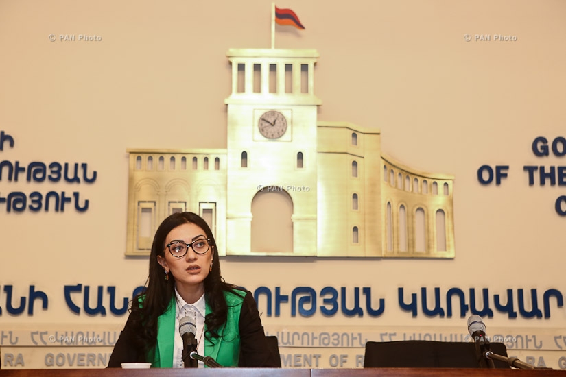 Итоговая пресс-конференция министра юстиции Армении Арпине Ованнисян 