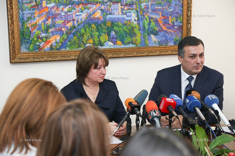 Press conference by Minister of Culture of Armenia Armen Amiryan and Director of the Armenian State Philharmonic Orchestra Ruzanna Sirunyan