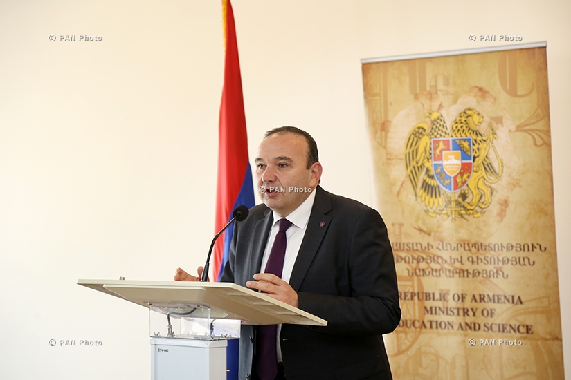 Итоговая пресс-конференция Министра образования и науки Армении Левона Мкртчяна