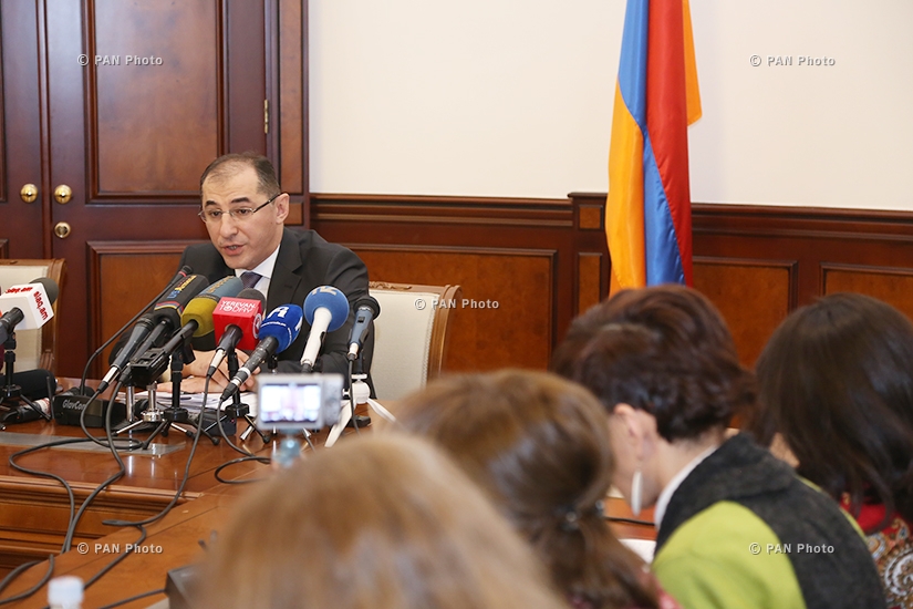 Year-end press conference of Armenian Minister of Finance Vardan Aramyan