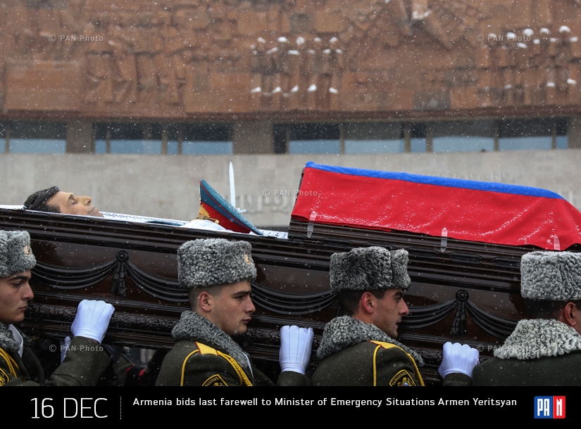 Armenia bids last farewell to Minister of Emergency Situations Armen Yeritsyan