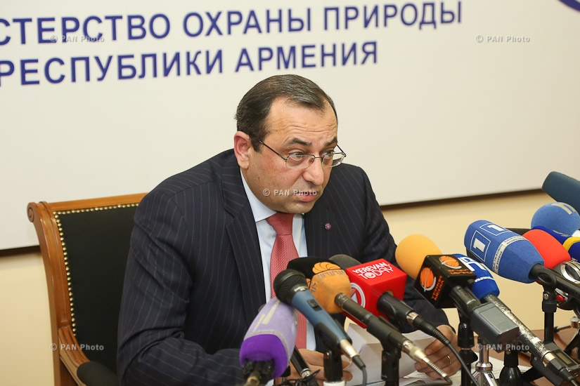 Year-end press conference of Armenia's Economy Minister Artsvik Minasyan