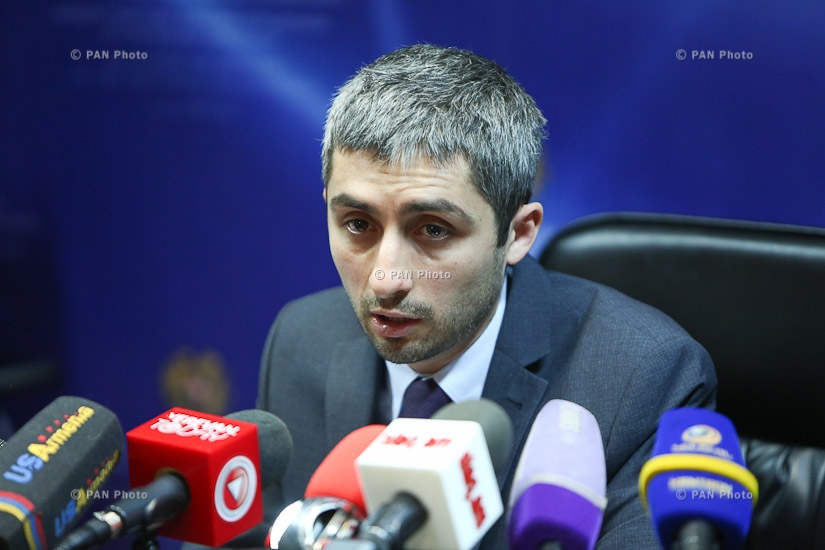 Пресс-конференция министра здравоохранения Армении Левона Алтуняна