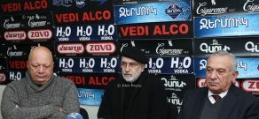 Press conference by director Hrant Vardanyan, musician Vahan Artsruni and literary critic Davit Gasparyan
