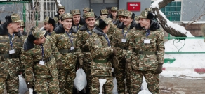 2017's first soldiers enlisted for military service at the republican staging point