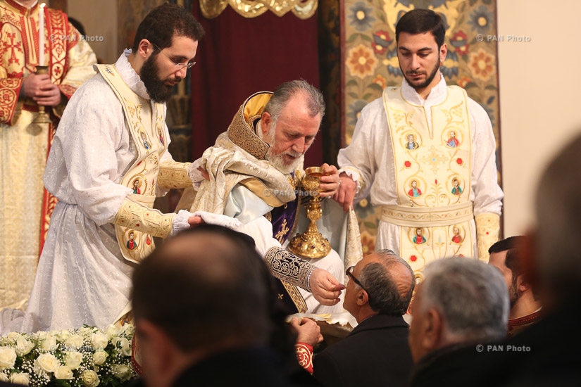  Christmas Liturgy serving ceremony at Mother See of Holy Etchmiadzin