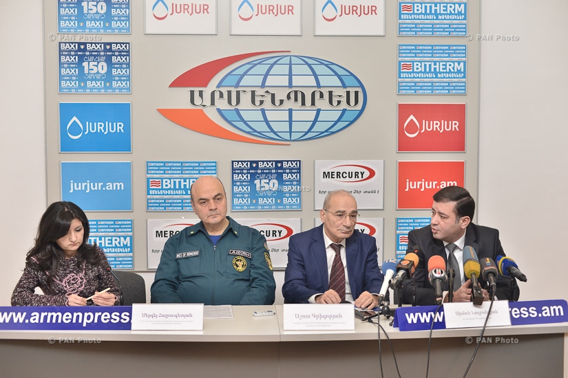 Press conference by Ashot Grigoryan, Arman Nalbandyan and Sergey Hayrapetyan