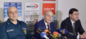Пресс-конференция Ашота Григоряна, Армана Налбандяна и Сергея Айрапетяна