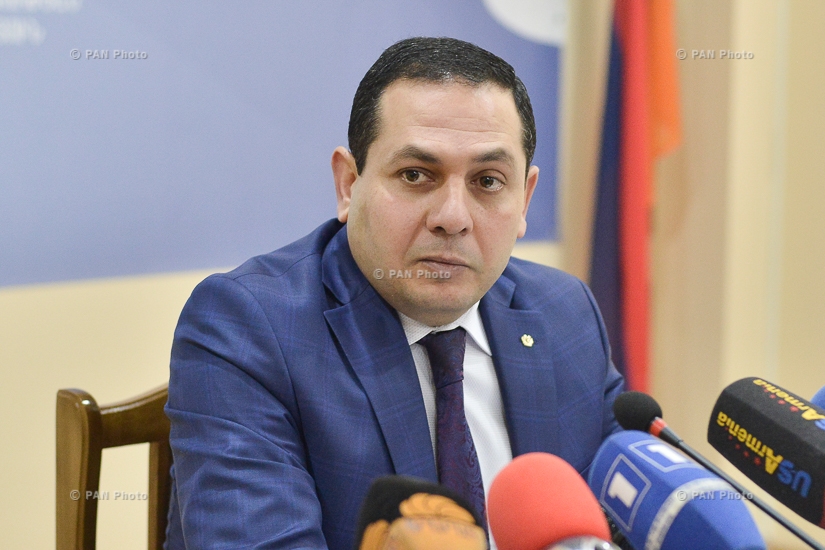 Press conference by Vahe Danielyan, head of the food manufacturing control department at the Agriculture Ministry's Food Safety State Service