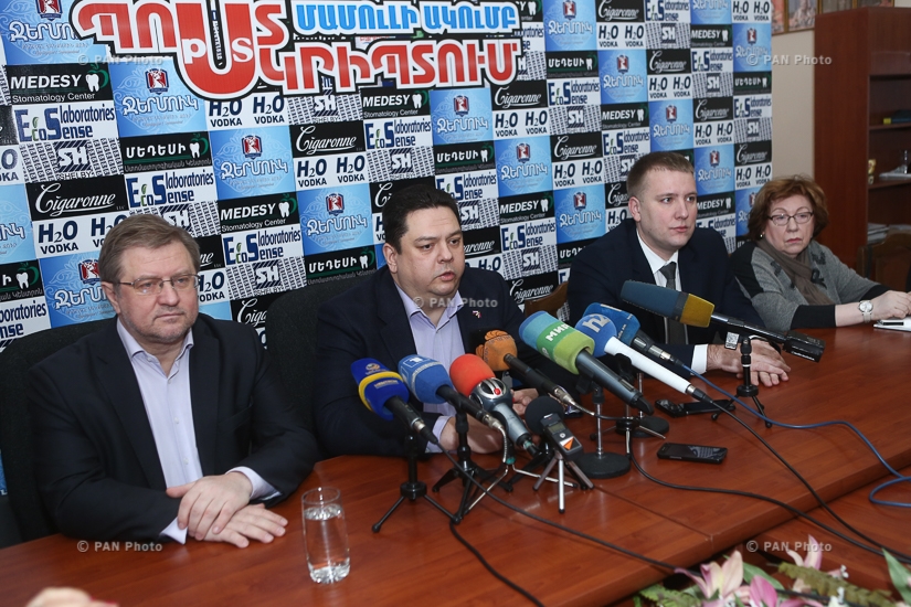 Press conference by Russian experts Vladimir Lepekhin, Andrey Sergeyev, Galina Skorobogatova and Ivan Anisimov