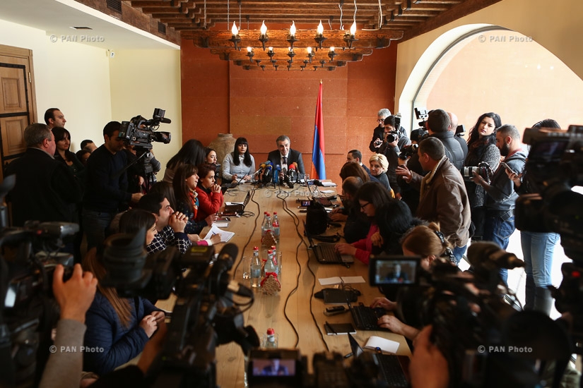 Year-end press conference by Minister of Agriculture Ignati Arakelyan 