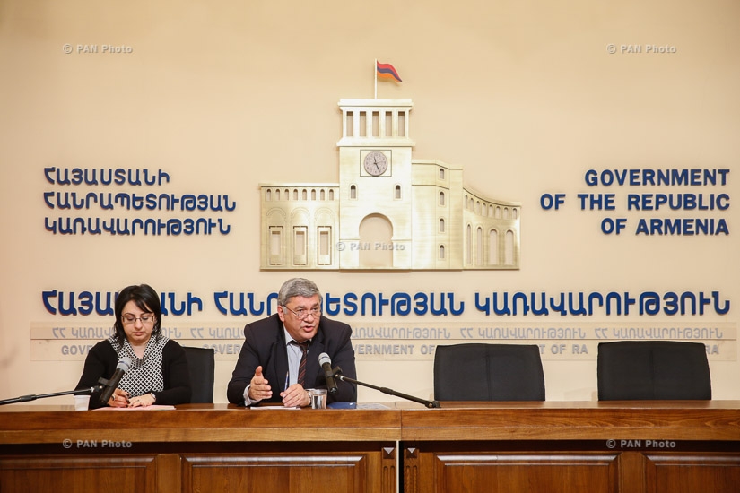 Press conference of Samvel Harutyunyan, chairman of Armenian Education Ministry’s State Committee of Science