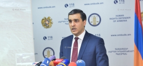 Пресс-конференция защитника прав человека Армении Армана Татояна