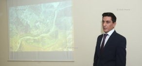 Informative presentation on investment project of establishing a free economic zone in Syunik province and press conference by Deputy Minister of economic development and investment Hovhannes Azizyan