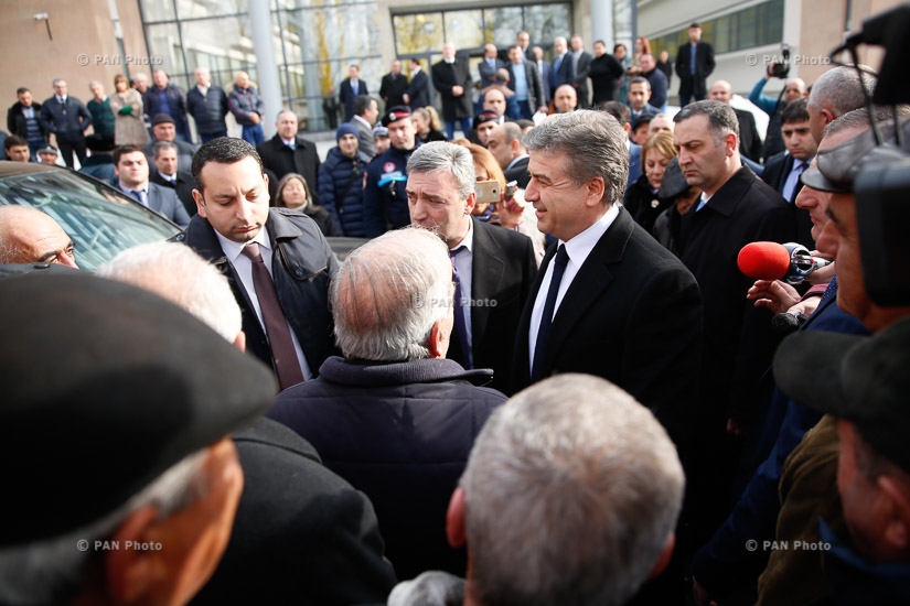 Рабочий визит премьер-министра Армении Карена Карапетяна в Лорийскую область