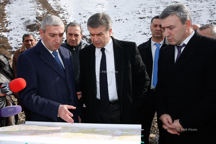 Working visit of Armenian PM Karen Karepetyan to Lori Province