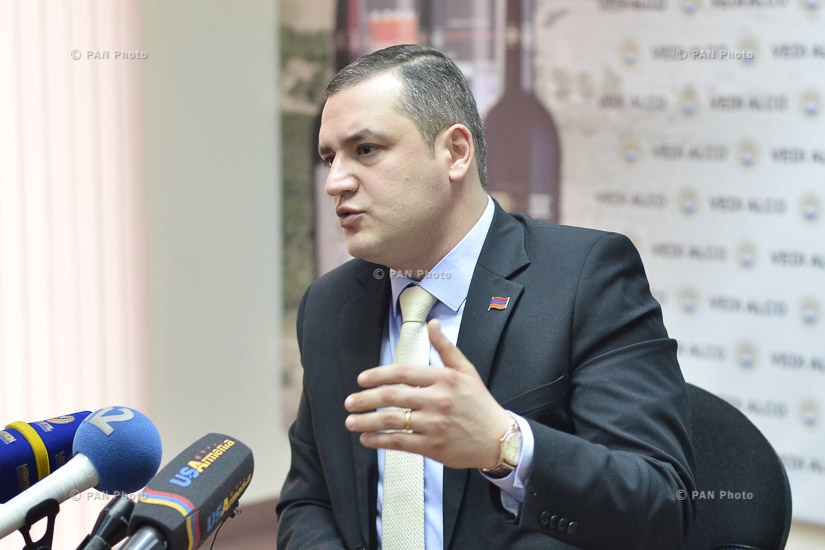 Пресс-конференция депутата Национального собрания Армении Тиграна Уриханяна