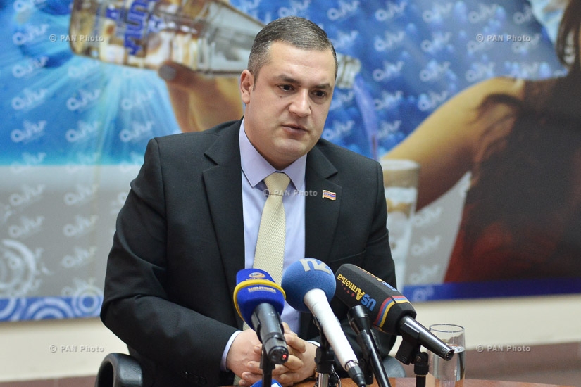 Пресс-конференция депутата Национального собрания Армении Тиграна Уриханяна