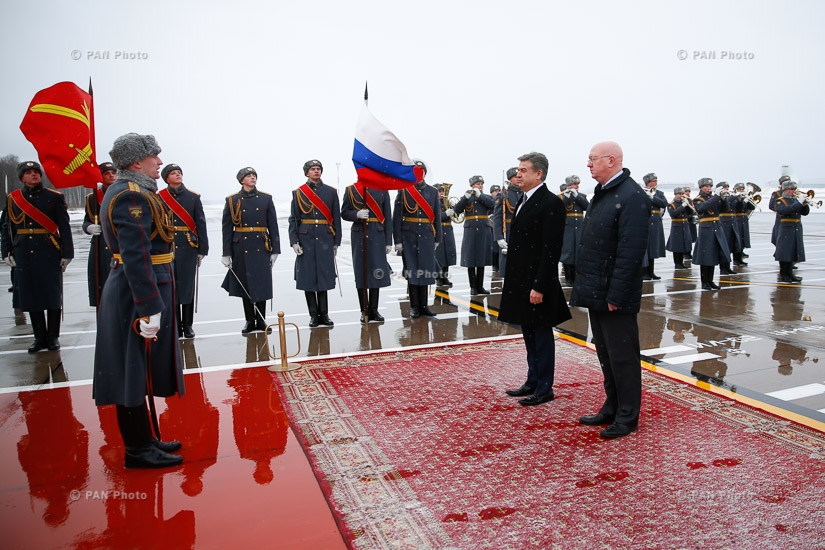 Armenian PM Karen Karapetyan's official visit to Moscow