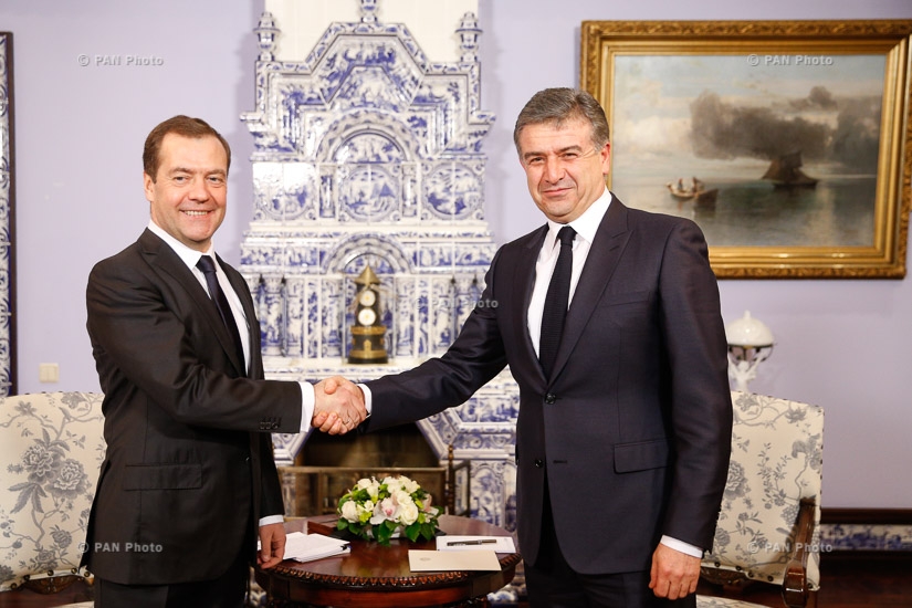 Վարչապետ Կարեն Կարապետյանի հանդիպումը Ռուսաստանի վարչապետ Դմիտրի Մեդվեդևի հետ Մոսկվայում