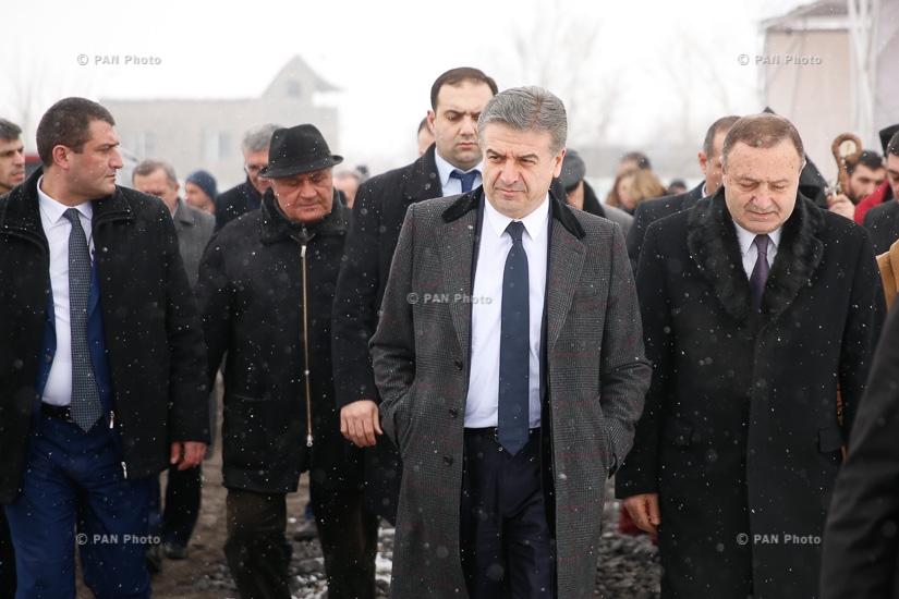Рабочий визит премьер-министра Карена Карапетяна в Армавирскую область
