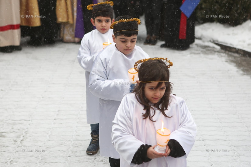 Празднование Трндеза в Ереване