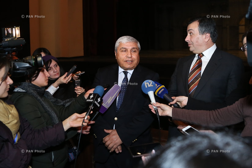 Electronic panel of surtitles launched at Yerevan Opera Theatre with the participation of Culture Minister Armen Amiryan