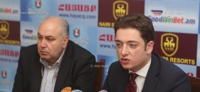 Пресс-конференция председателя Социал-Демократической партии «Гнчакян» Нарека Галстяна