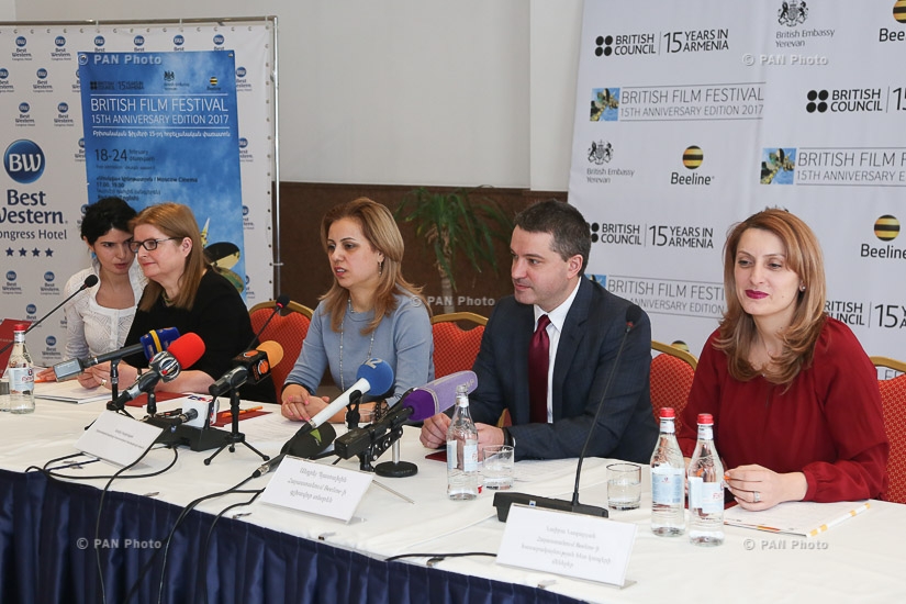 Press conference on the 15th Anniversary Edition of the British Film Festival