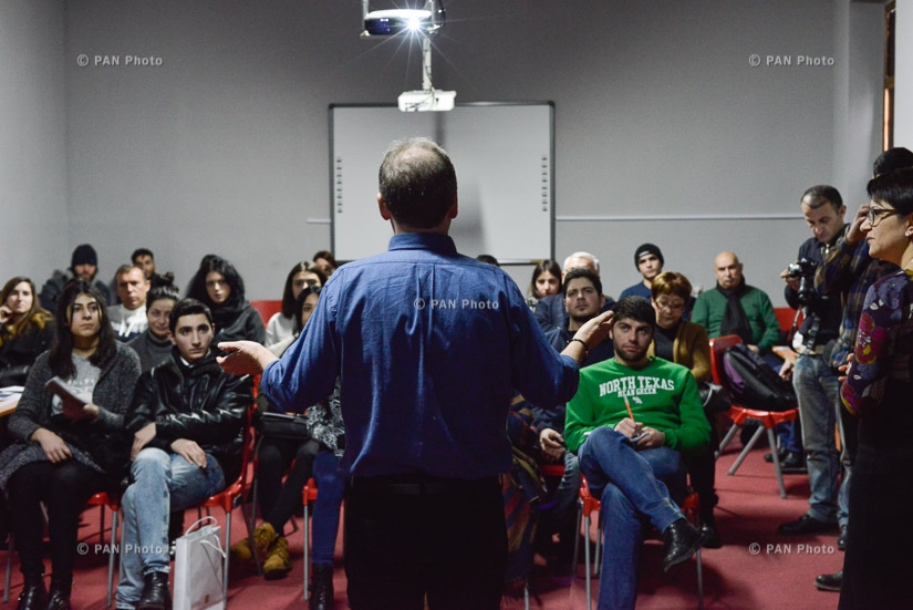 Meeting and masterclass with filmmakers in Yerevan State Institute of Theater and Cinema 