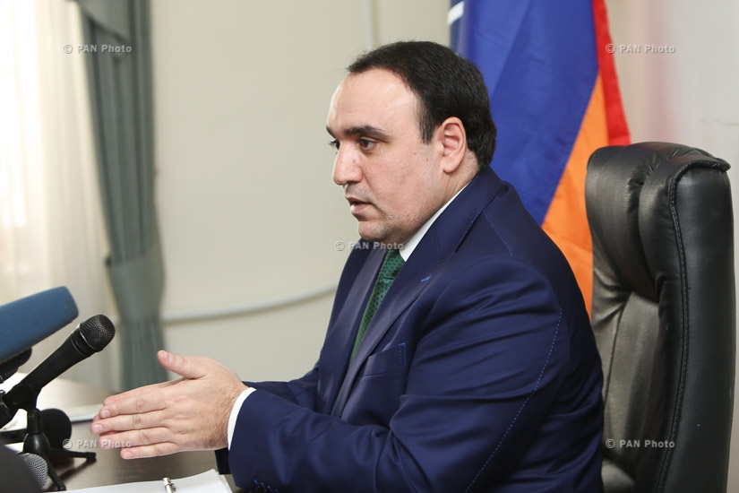 Press conference by 'Armenian Renaissance' party leader Artur Baghdasaryan