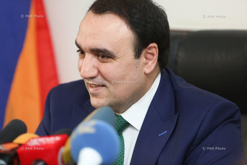 Press conference by 'Armenian Renaissance' party leader Artur Baghdasaryan