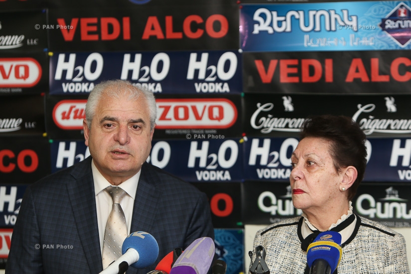 Press conference of Anahit Bakhshyan from 