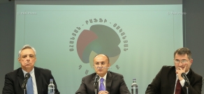 Пресс-конференция Сейрана Оганяна, Вардана Осканяна и Армена Мартиросяна