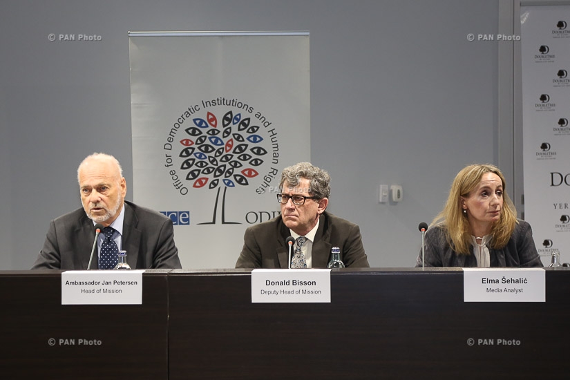 OSCE/ODIHR observers' press conference in Yerevan