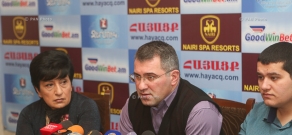 Пресс-конференция вице-председателя партии «Наследие» Армена Мартиросяна