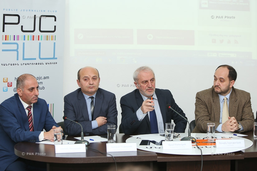 Пресс-конференция Лерника Алексаняна, Арам Манукяна, Артака Саргсяна, Степана Сафаряна и Араика Арутюняна