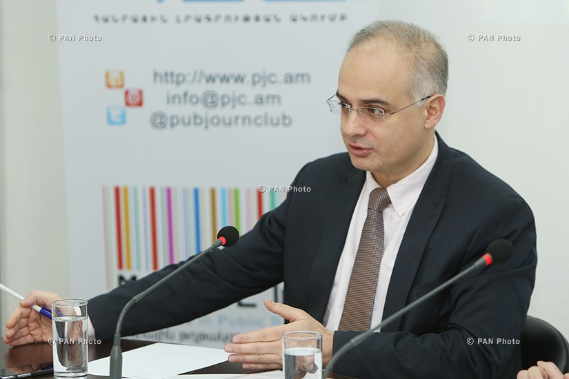 Press conference of Deputy from Armenian National Congress (ANC) Levon Zurabyan