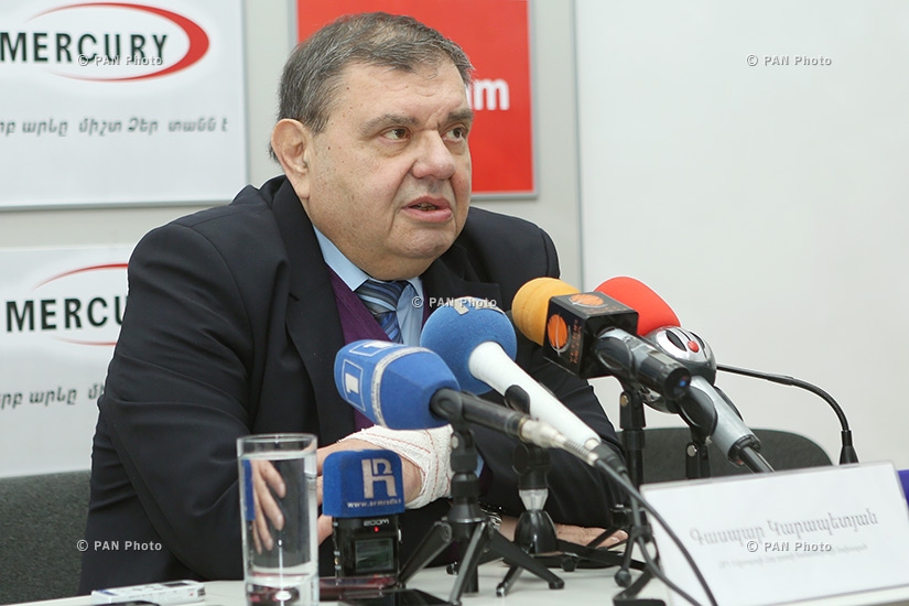 Press conference of Gaspar Karapetyan, the Chairman of Hay Dat Committee of Europe