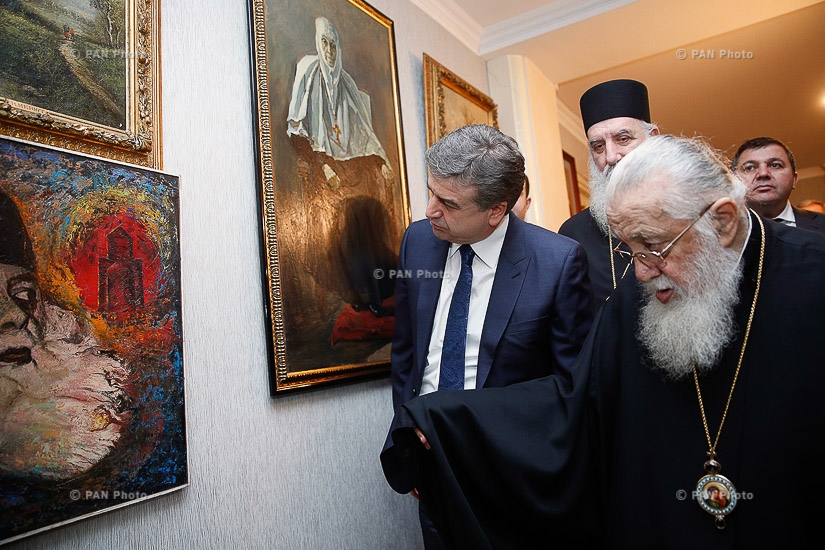 Премьер-министр Армении Карен Карапетян встретился с Католикосом-Патриархом всея Грузии Илией Вторым