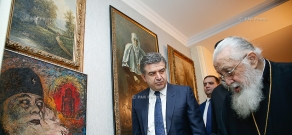 Премьер-министр Армении Карен Карапетян встретился с Католикосом-Патриархом всея Грузии Илией Вторым