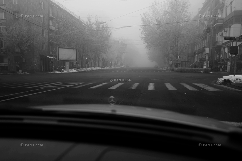 Ձմռան վերջին օրը Երևանում