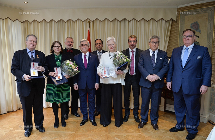 Բրյուսելում ՀՀ նախագահ Սերժ Սարգսյանը հանդիպել է Եվրոպական խորհրդարանի մի խումբ պատգամավորների հետ