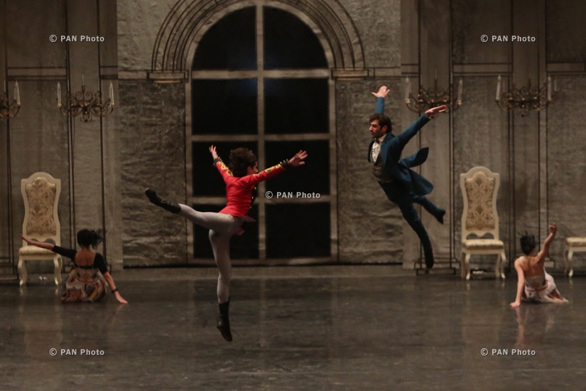 Rehearsal of Aram Khachaturian's 'Masquerade' ballet